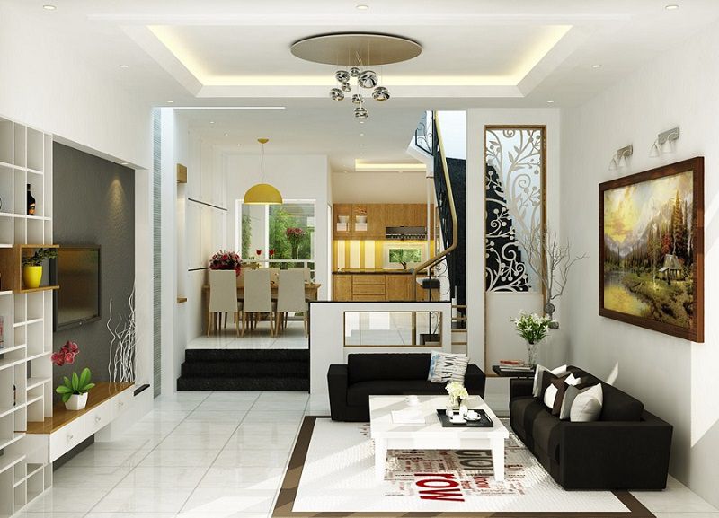 Các mẫu trang trí phòng khách đẹp nhất 2018 TIN309018  Kiến trúc Angcovat